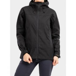 Kurtka trekkingowa damska Fjallraven Abisko Lite Trekking. Czarne kurtki damskie Fjällräven, s, bez wzorów, bez kaptura. Za 875.99 zł.