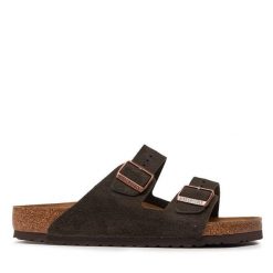 Klapki Birkenstock. Brązowe klapki damskie Birkenstock. Za 369.99 zł.