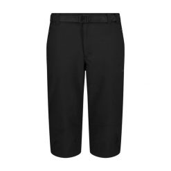 Spodnie 3/4 CMP Capri. Czarne szorty męskie CMP, bez wzorów, sportowe. Za 171.00 zł.