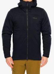 Kurtka ocieplana Rab Xenair Alpine Jacket. Czarne kurtki męskie RAB, l, bez wzorów, z syntetyku, bez kaptura. Za 928.39 zł.