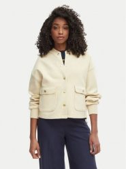 Tommy Hilfiger Bluza WW0WW48730 Beżowy jasny Relaxed Fit. Brązowe bluzy bez kaptura damskie Tommy Hilfiger, xl. Za 699.99 zł.