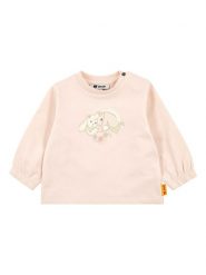 Steiff Bluza w kolorze beżowym rozmiar: 68. Brązowe bluzy i bluzki niemowlęce Steiff, bez wzorów, z bawełny, bez ramiączek, bez kaptura. Za 85.95 zł.
