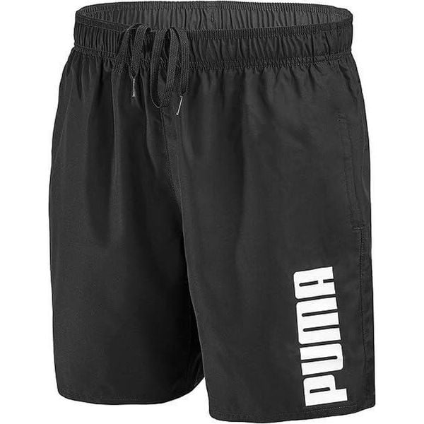 Puma Kąpielówki Męskie Swim Mid – Czarny – M. Czarne kąpielówki męskie Puma, m, bez wzorów, do pływania. Za 181.99 zł.