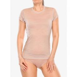 Koszulka merino damska Sensor Merino Air Tee SS. Czerwone bluzki sportowe damskie Sensor, bez wzorów, bez ramiączek. Za 244.99 zł.