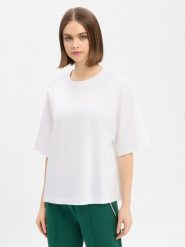 Drykorn Koszulka - Pinara Kobiety Bawełna biały, M. Białe t-shirty damskie Drykorn, m, bez wzorów, z bawełny, bez kołnierzyka. Za 279.95 zł.