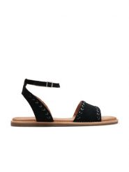 Clarks Skórzane sandały "Maritime May" w kolorze czarnym rozmiar: 36. Czarne sandały damskie Clarks, bez wzorów, ze skóry, bez obcasa. Za 140.53 zł.