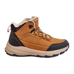 Buty Trekkingowe Damskie Ocieplane McKeylor 14011 Camel beżowy. Brązowe obuwie trekkingowe damskie . Za 228.69 zł.