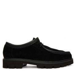 Półbuty Clarks. Czarne półbuty męskie Clarks, bez zapięcia. Za 519.99 zł.