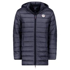 Kurtka męska GEOGRAPHICAL NORWAY Amigomap Long Hood DB Navy. Niebieskie kurtki męskie Geographical Norway, m, bez wzorów, sportowe. Za 159.00 zł.