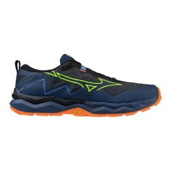 Buty trailowe Mizuno Wave Daichi 9. Niebieskie obuwie do biegania damskie Mizuno, mizuno wave. Za 389.99 zł.