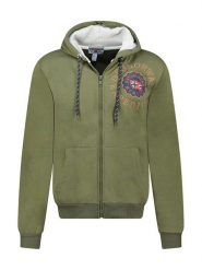 Geographical Norway Bluza "Geganto" w kolorze khaki rozmiar: M. Brązowe bluzy z kapturem męskie Geographical Norway, m. Za 140.53 zł.
