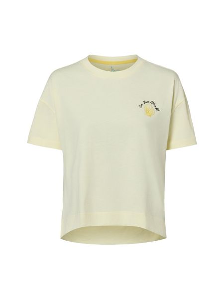 Marie Lund Koszulka Kobiety Bawełna (100%) żółty, XS. Żółte t-shirty damskie Marie Lund, xs, bez wzorów, z bawełny, bez kołnierzyka. Za 119.95 zł.