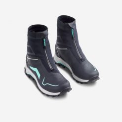 Buty turystyczne damskie Quechua SH900 Pro mountain Mid wodoodporne. Niebieskie obuwie trekkingowe damskie QUECHUA, na zimę. W wyprzedaży za 399.99 zł.