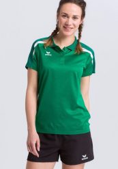 Damska koszulka polo Erima Liga 2.0. Białe topy sportowe damskie Erima, bez wzorów, z materiału, bez ramiączek. Za 208.95 zł.