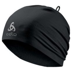 Czapka do biegania techniczna Odlo Move Light Hat. Czarne czapki męskie Odlo, na zimę, bez wzorów, sportowe. Za 111.80 zł.