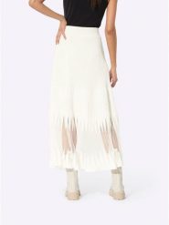 Creation L Spódnica w kolorze białym rozmiar: 20. Białe spódniczki damskie creation L, l, bez wzorów, z podwyższonym stanem, maxi. Za 63.95 zł.