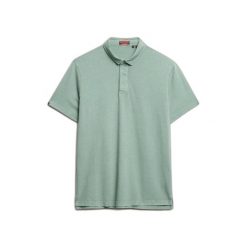 Koszulka polo z dżerseju Superdry Essential. Szare koszulki polo męskie Superdry., na lato, m, bez wzorów, z dżerseju, bez ramiączek. Za 182.25 zł.