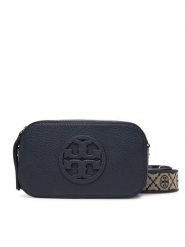 Tory Burch Torebka Mini Miller Crossbody 171955 Granatowy. Niebieskie listonoszki damskie Tory Burch, bez wzorów, ze skóry, bez dodatków. Za 1,499.00 zł.