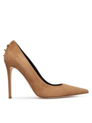 Elisabetta Franchi Szpilki SA-88L-66E2-V620 Brązowy jasny. Brązowe szpilki Elisabetta Franchi, bez wzorów, ze skóry, bez obcasa. Za 2,649.00 zł.