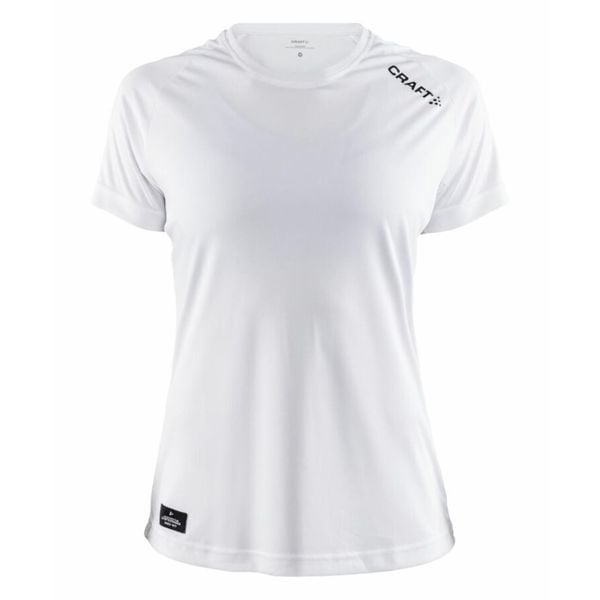 Koszulka damska Craft community function. Białe bluzki damskie Craft, bez wzorów, bez kołnierzyka. Za 153.00 zł.