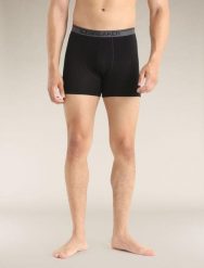 ICEBREAKER Bokserki męskie M Anatomica Boxers black-XXL. Czarne bokserki męskie Icebreaker, bez wzorów, z lycry. Za 205.80 zł.