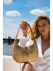 Maison héritage PARIS Torebka "Nora" w kolorze złoto-jasnobrązowym - 26 x 16 x 6 cm rozmiar: onesize. Brązowe torebki klasyczne damskie maison héritage PARIS, bez wzorów, z materiału, bez dodatków. Za 195.99 zł.