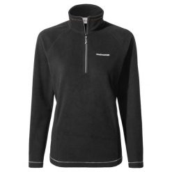 Bluza polarowa damska Craghoppers Miska VI Half Zip. Czarne bluzy bez kaptura damskie CRAGHOPPERS, z polaru. Za 119.99 zł.