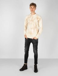 Takeshy Kurosawa Sweter | 83063 | Maglia Treccia Sfumata | Mężczyzna | Kremowy. Białe swetry męskie Takeshy Kurosawa, m, bez wzorów, z bawełny, bez kołnierzyka. W wyprzedaży za 319.00 zł.