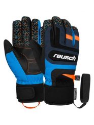 Reusch Rękawiczki funkcyjne "Chris" w kolorze niebiesko-czarnym rozmiar: 4,5. Czarne rękawiczki dziecięce REUSCH, bez ramiączek. Za 152.98 zł.