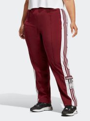 Adidas Spodnie sportowe w kolorze bordowym rozmiar: 4X. Czerwone spodnie dresowe damskie Adidas, s, z materiału, outdoorowe. Za 153.71 zł.