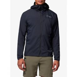Kurtka przeciwwiatrowa męska Columbia Khyex Pro Wind Jacket. Czarne kurtki męskie Columbia, m, bez wzorów, z softshellu, sportowe, bez kaptura. Za 478.49 zł.