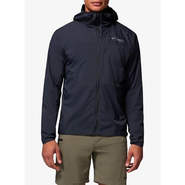 Kurtka przeciwwiatrowa męska Columbia Khyex Pro Wind Jacket. Czarne kurtki męskie Columbia, m, bez wzorów, z softshellu, sportowe, bez kaptura. Za 478.49 zł.