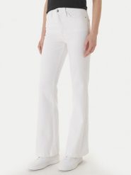 DKNY Jeansy DJ4M4005 Biały Flare Fit. Białe jeansy damskie DKNY. Za 439.99 zł.
