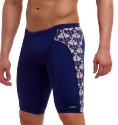 Spodenki do pływania Jammery Funky Trunks Sitting Duck. Brązowe kąpielówki męskie FUNKY TRUNKS, m, bez wzorów, z elastanu, do pływania. Za 179.99 zł.