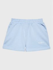 Pepe Jeans Szorty sportowe Rosemary PG800731 Błękitny Regular Fit. Niebieskie spodnie dziewczęce Pepe Jeans, z bawełny. Za 139.99 zł.