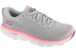 Buty sportowe Sneakersy damskie, Arch Fit S-Miles - Sonrisas. Szare buty sportowe na co dzień damskie Skechers, bez wzorów, z materiału, trekkingowe. Za 349.99 zł.