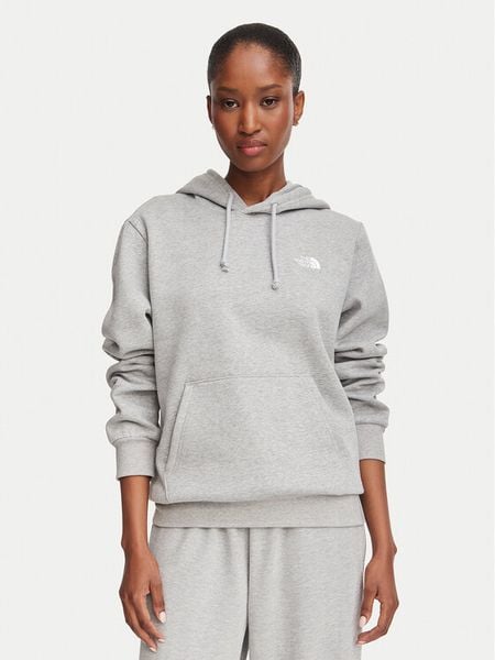 The North Face Bluza Evolution Simple Dome NF0A8CWN Szary Regular Fit. Szare bluzy bez kaptura damskie The North Face, xs, z bawełny. Za 299.99 zł.