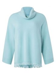 Maerz Muenchen Wełniany golf w kolorze błękitnym rozmiar: 44. Niebieskie golfy damskie Maerz Muenchen, bez wzorów, z wełny, bez ramiączek. Za 314.95 zł.