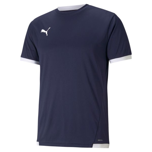 Koszulka Puma Team Liga. Białe t-shirty sportowe męskie Puma, m, bez ramiączek, do piłki nożnej. Za 119.00 zł.