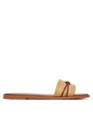 Aldo Klapki Vasia 14002246 Beżowy. Brązowe klapki damskie Aldo, bez wzorów, ze skóry, bez obcasa. Za 239.99 zł.