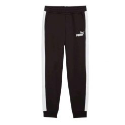 Puma Spodnie Ess Block Fl 68182101. Czarne spodnie dresowe damskie Puma, na fitness i siłownię. Za 99.99 zł.