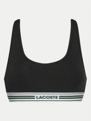 Lacoste Biustonosz top IF8179 Czarny. Czarne biustonosze Lacoste, l, bez wzorów, z bawełny, bez kołnierzyka. Za 129.99 zł.