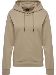 Bluza damska z kapturem Hummel Active Co. Brązowe bluzy z nadrukiem damskie HUMMEL, s, z bawełny. Za 302.50 zł.