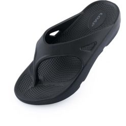 Damskie klapki Loap Kara czarne. Czarne klapki damskie LOOP, bez wzorów, bez obcasa. Za 141.99 zł.