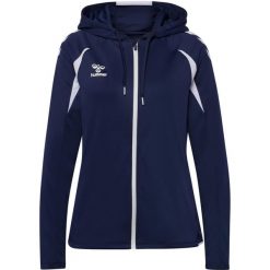 Damska bluza dresowa z kapturem Hummel Core 2.0. Białe bluzy z kapturem damskie HUMMEL, z dresówki. Za 262.50 zł.