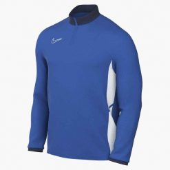 Bluza dresowa sportowa męska Dri-Fit Academy 25 Drill Top. Białe bluzy bez kaptura męskie Nike, bez wzorów, z dresówki, sportowe, bez kołnierzyka, bez ramiączek. Za 179.99 zł.