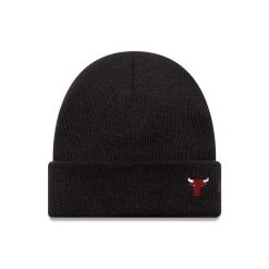 Czapka New Era Mini Logo Cuff Beanie Chibul Dorośli. Czarne czapki męskie New Era, bez wzorów, z materiału, sportowe. Za 199.99 zł.