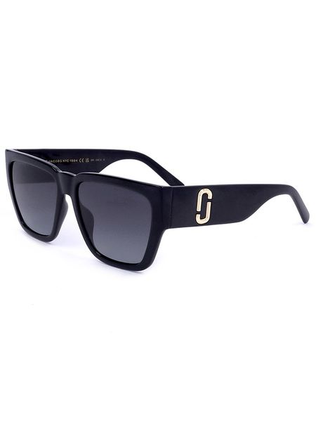 Marc Jacobs Damskie okulary przeciwsłoneczne w kolorze granatowo-czarnym rozmiar: 57. Czarne okulary przeciwsłoneczne damskie MARC JACOBS. Za 362.71 zł.