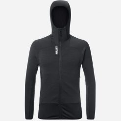 Bluza męska Millet Kamet Grid HD. Czarne bluzy z kapturem męskie Millet, m, z elastanu. Za 859.99 zł.