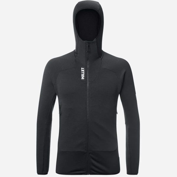Bluza męska Millet Kamet Grid HD. Czarne bluzy z kapturem męskie Millet, m, z elastanu. Za 859.99 zł.